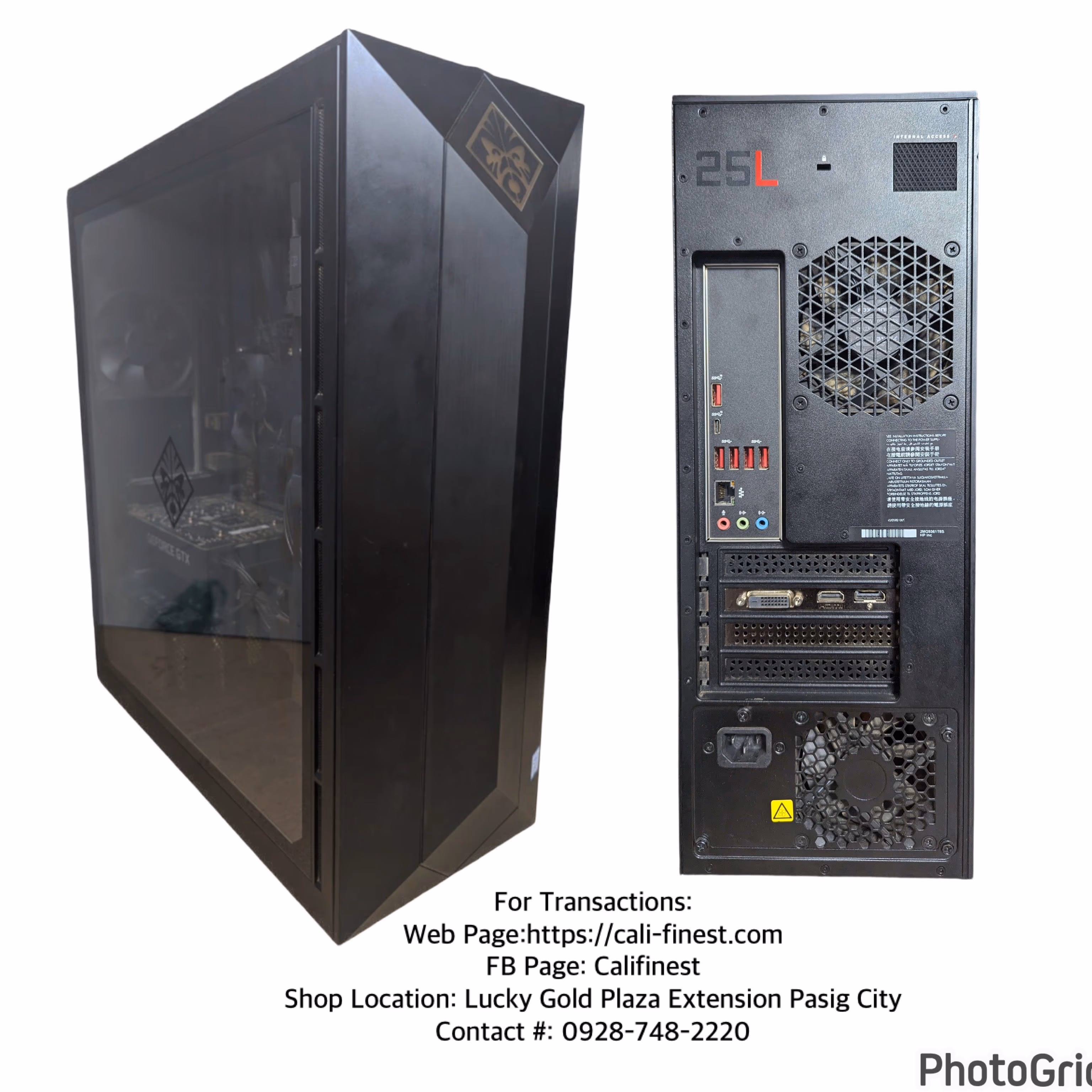 Omen Obelisk Desktop 875-0034 CPU