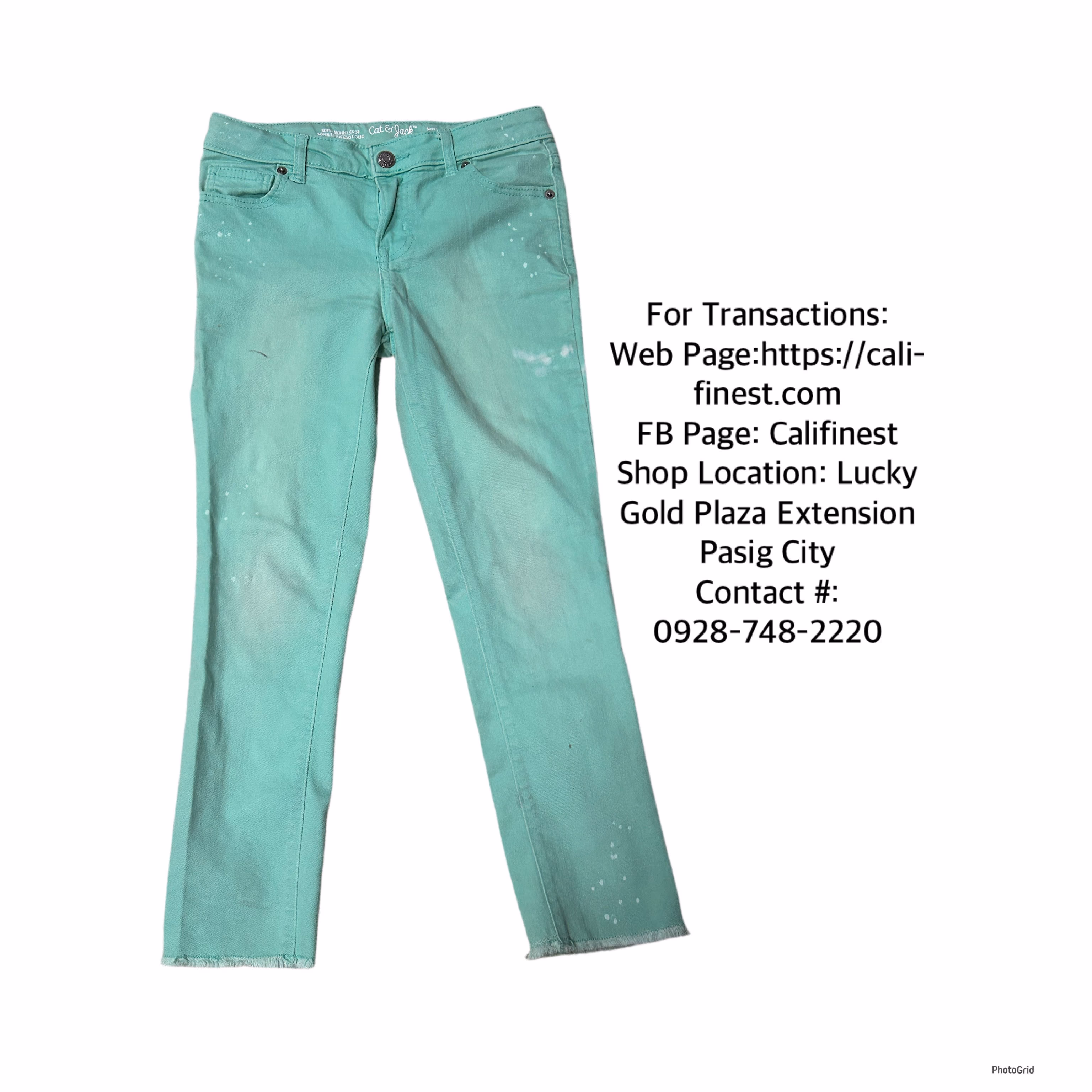 Cat & Jack  Super Skinny Crop , Super Stretch Pants For Kids