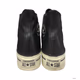 Womens Converse Chuck Taylor All Star Hi Lift Leather Sneaker Black and White hi
