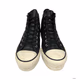 Womens Converse Chuck Taylor All Star Hi Lift Leather Sneaker Black and White hi