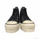 Womens Converse Chuck Taylor All Star Hi Lift Leather Sneaker Black and White hi