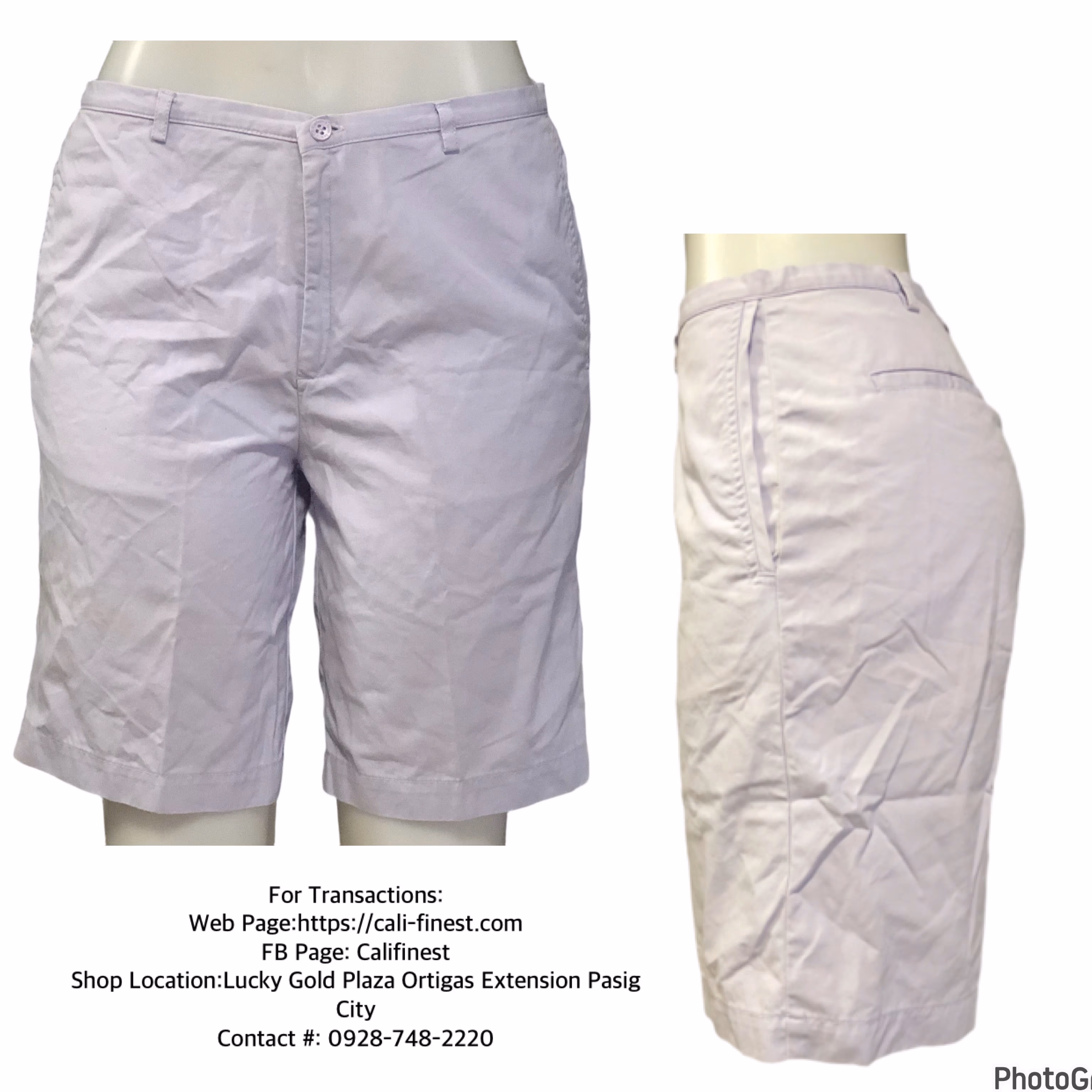 Calvin Klein Purple Shorts for Womens Size 6