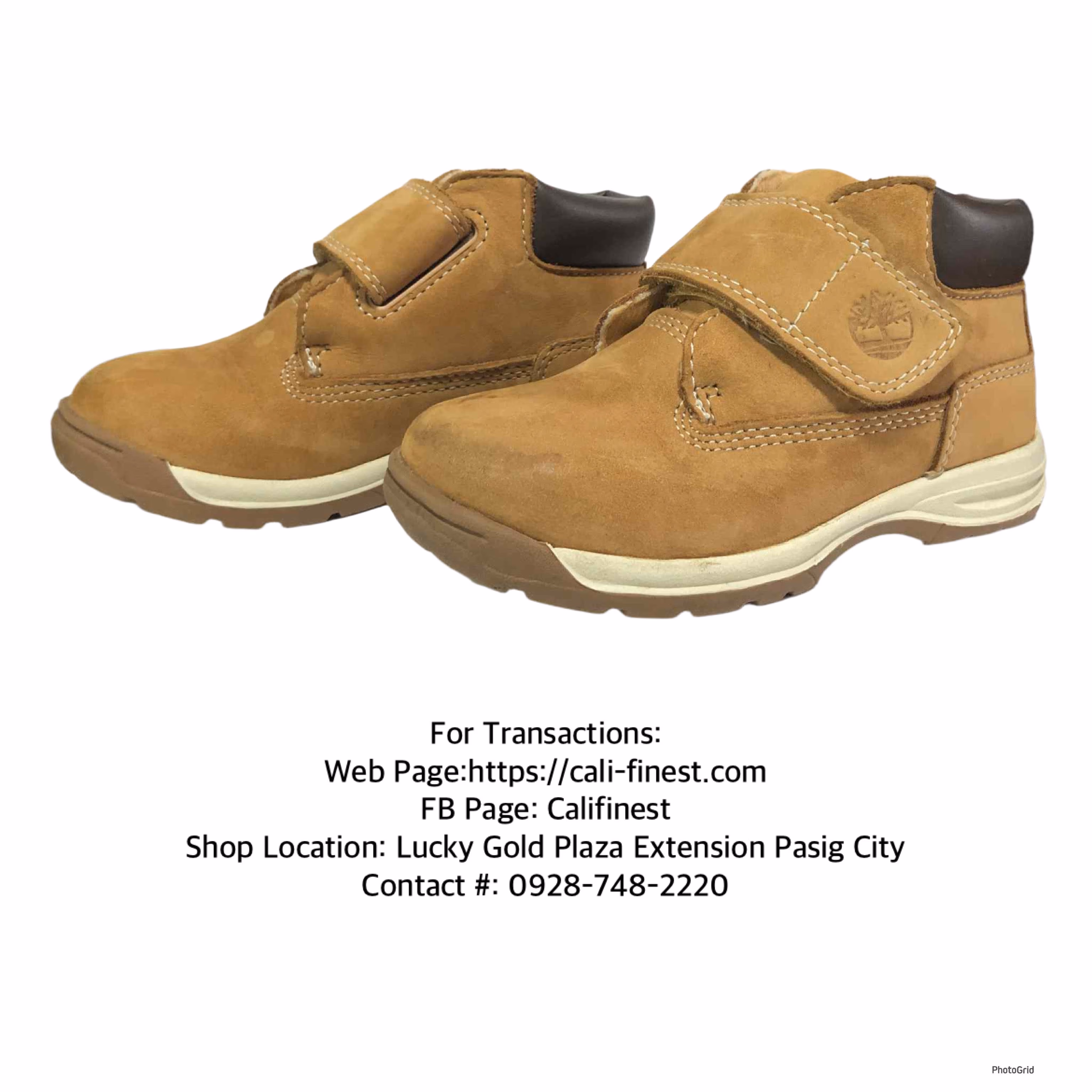 Timberland Boy’s Timber Tykes Mid Hook & Loop Boot
