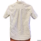 Vans Off the Wall Boys Polo Short White with Skeleton Hands Skater Size Large