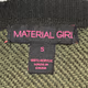 Material Girl Camo Cutout Sweater for Womens