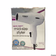 Conair 1875 Watt Mid-Size Hair Dryer WHITE ionic 247VHN compact hang fast air