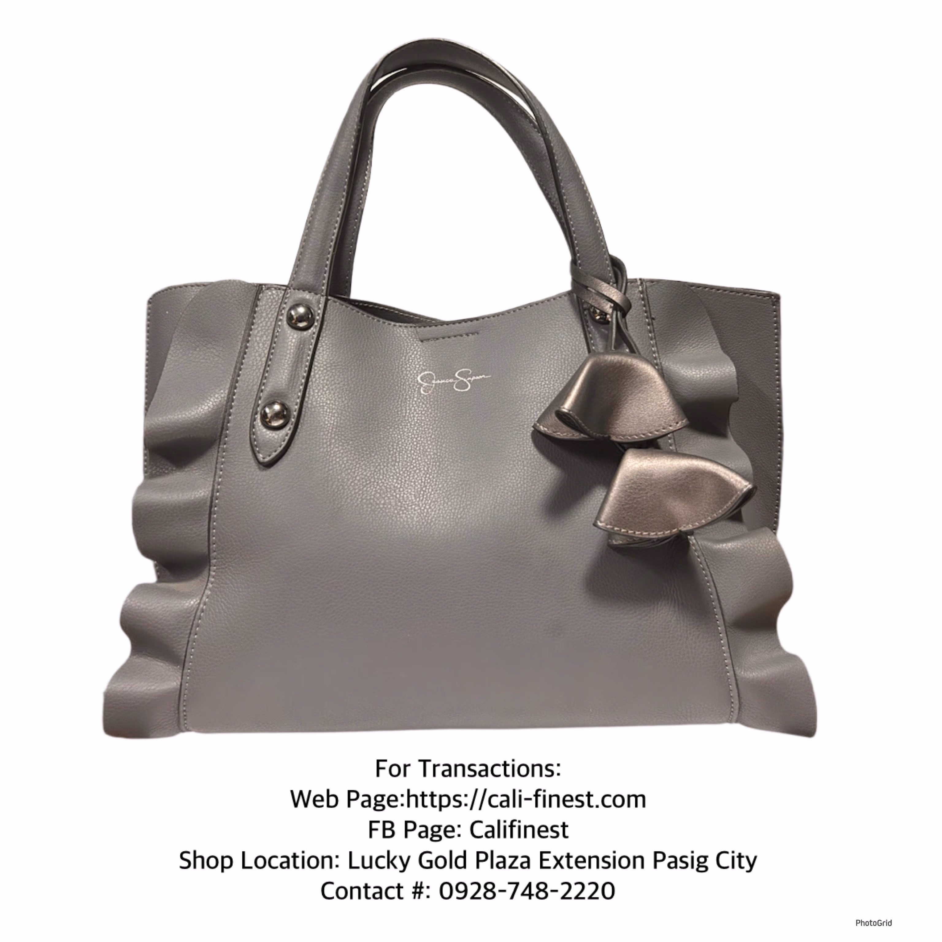 Jessica Simpson Kalie Ruffle large shoulder tote bag