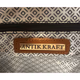 Antik Kraft Brown Vegan Leather Cluth Cosmetic toiletry Bag