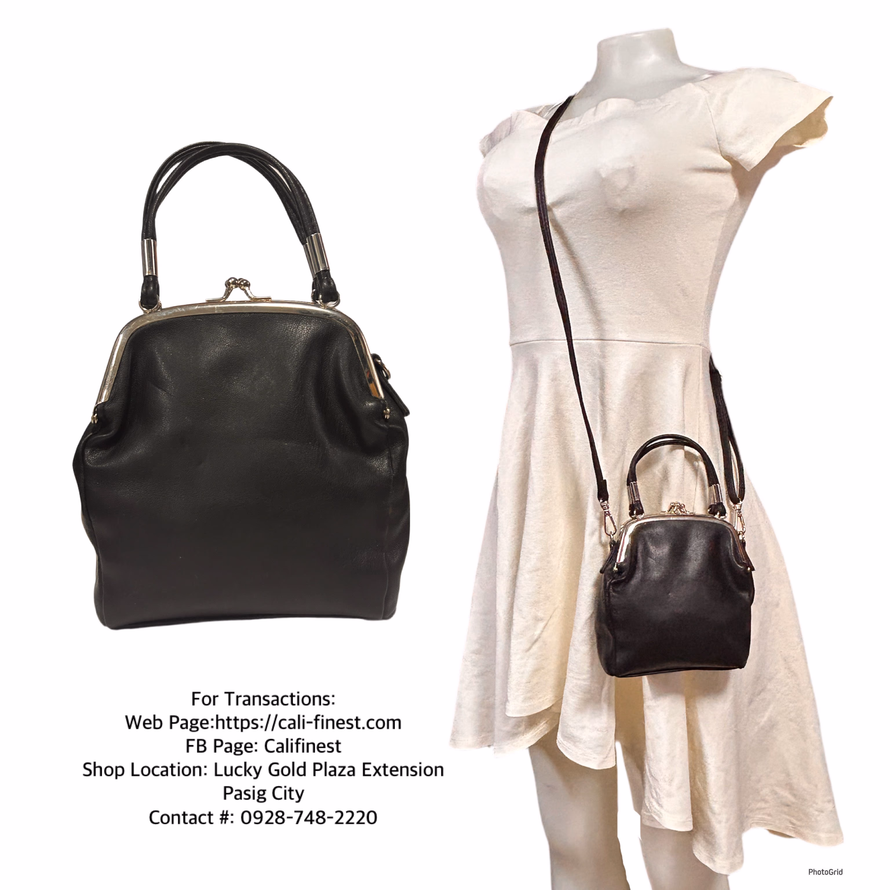 Clasp Teo Way Pouch Black