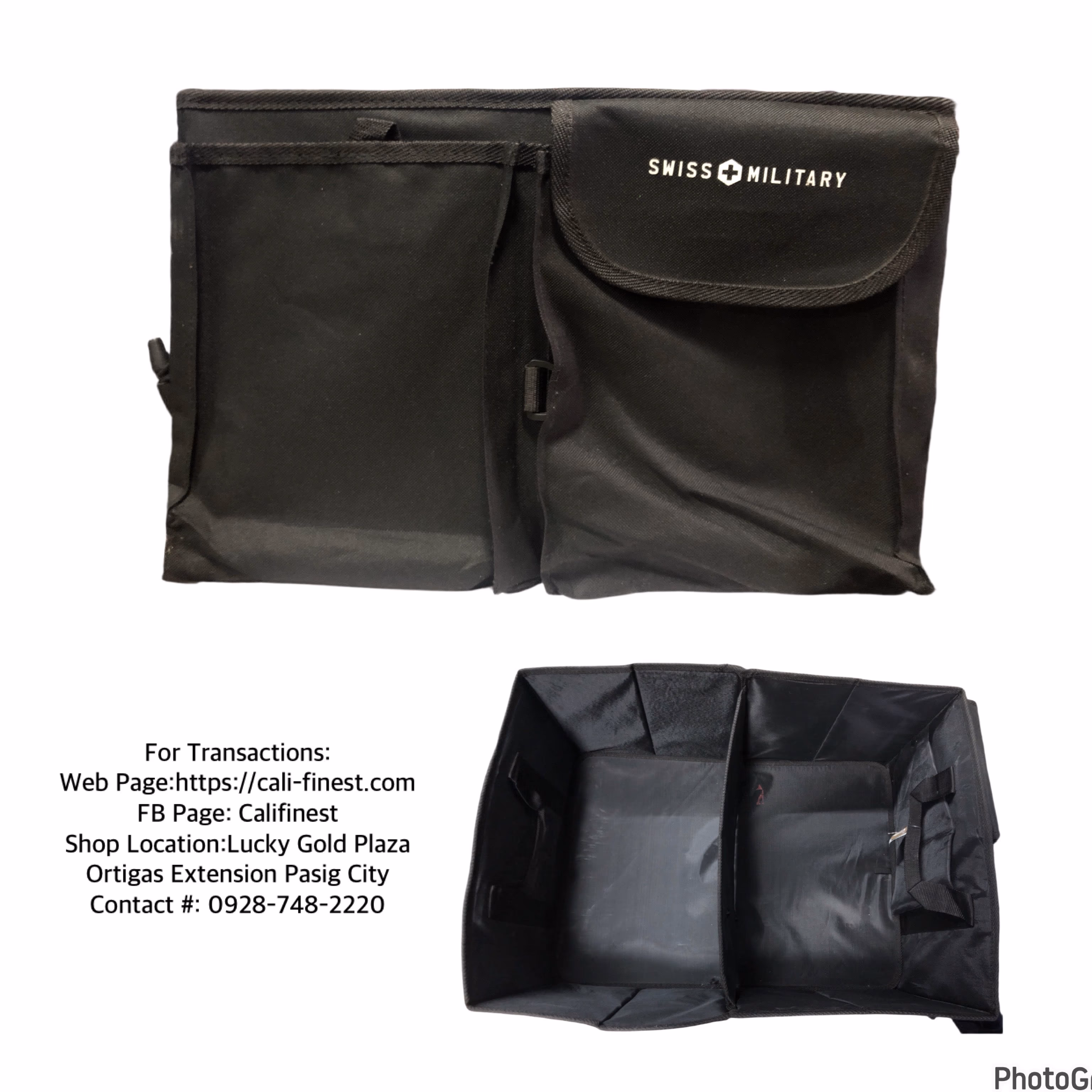 Swiss Military Trunk Organizer Black 