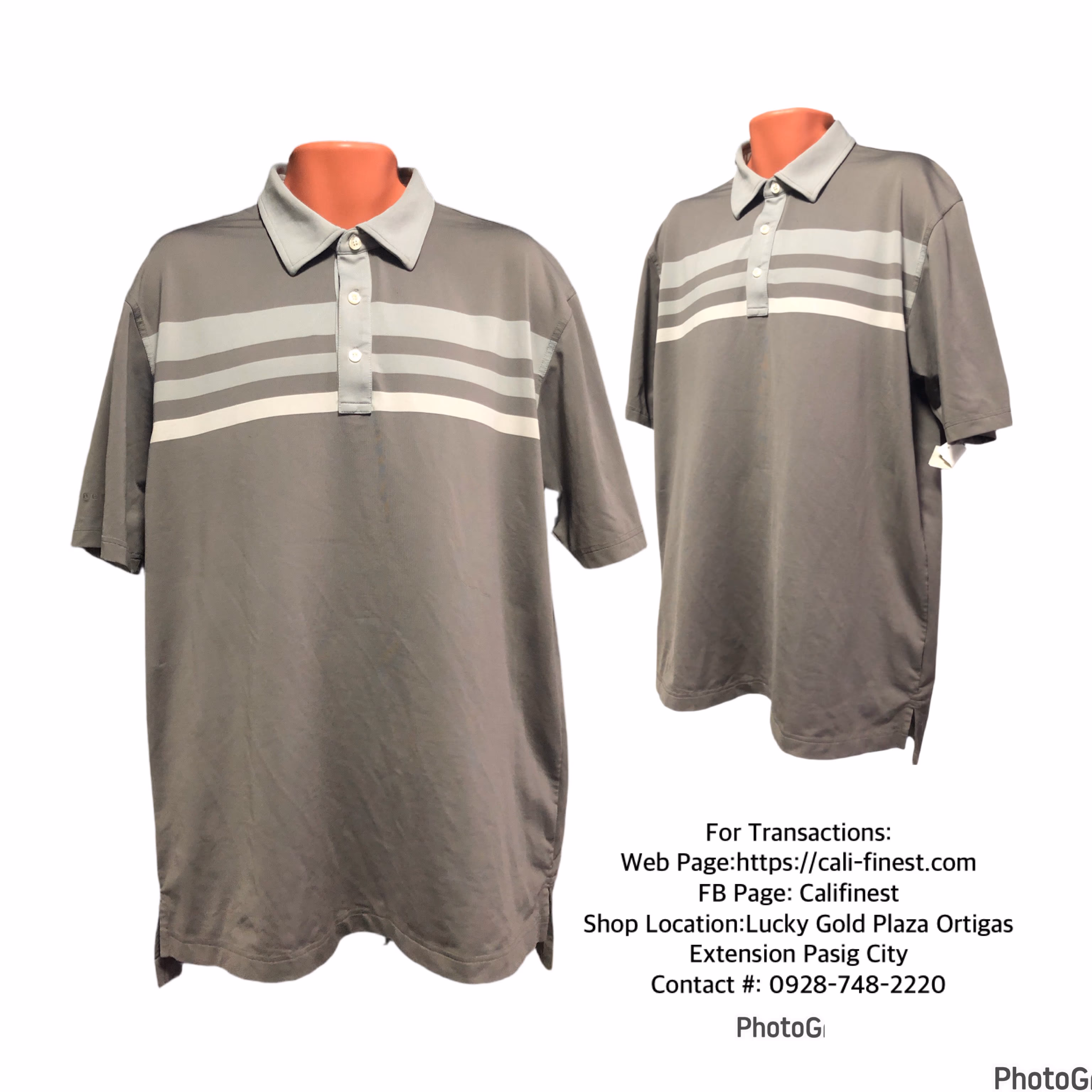 Dunning Golf polo shirt Mens Large  