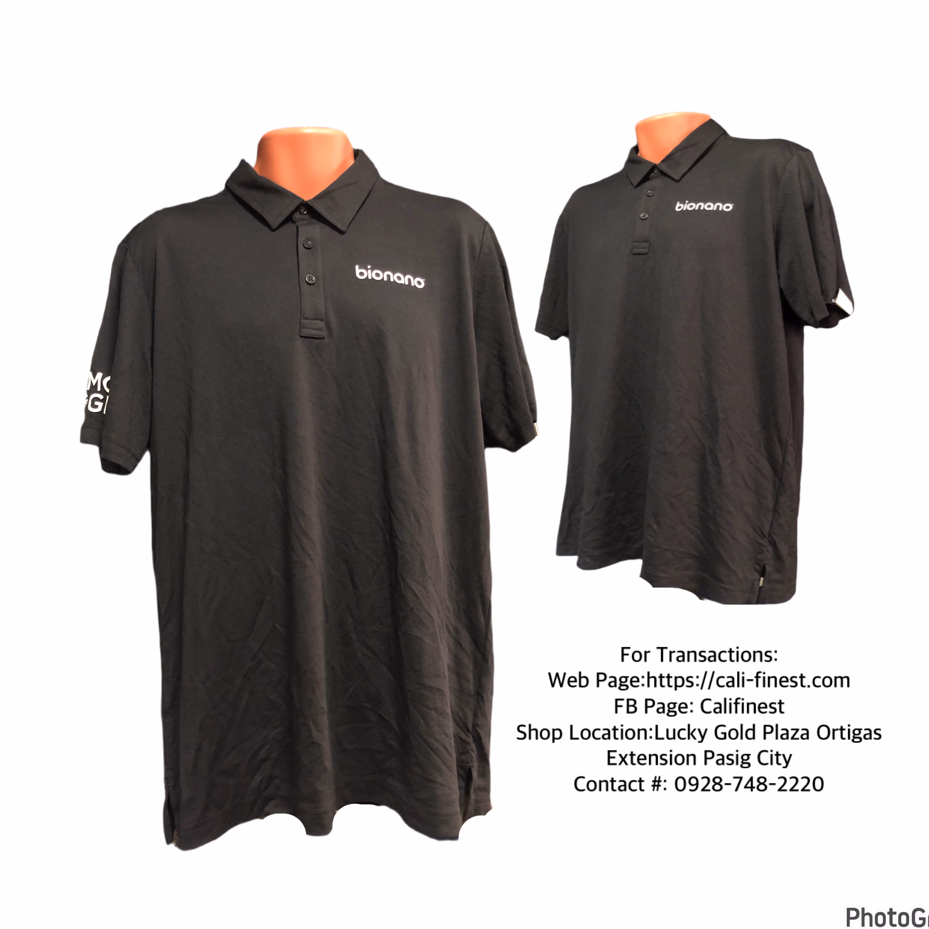 Bionano TravisMathew Black Polo Shirt Men