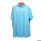 Under Armour Heatgear Light blue polo shirt Men XL 