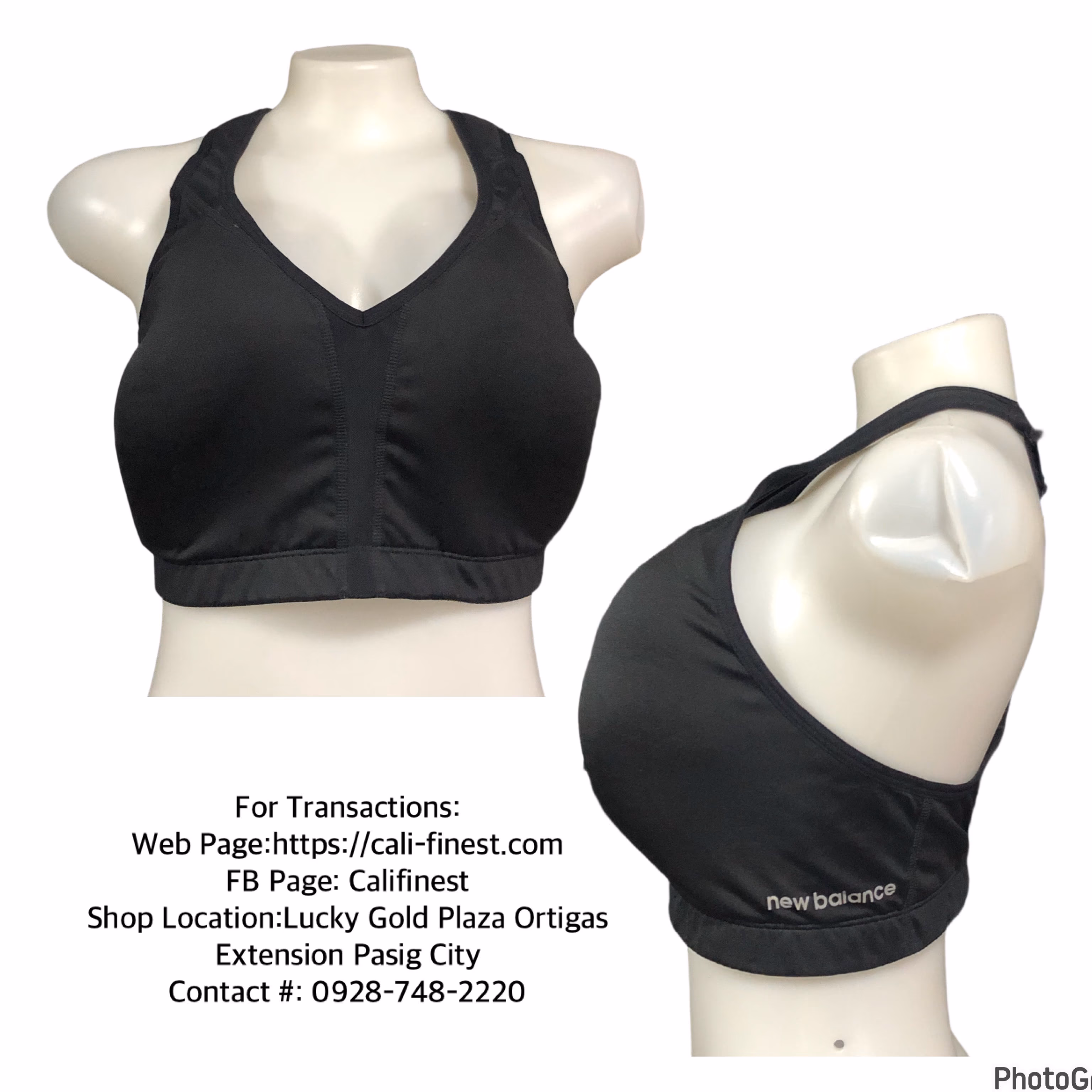 New Balance Women’s NB Power Black Sports Bra