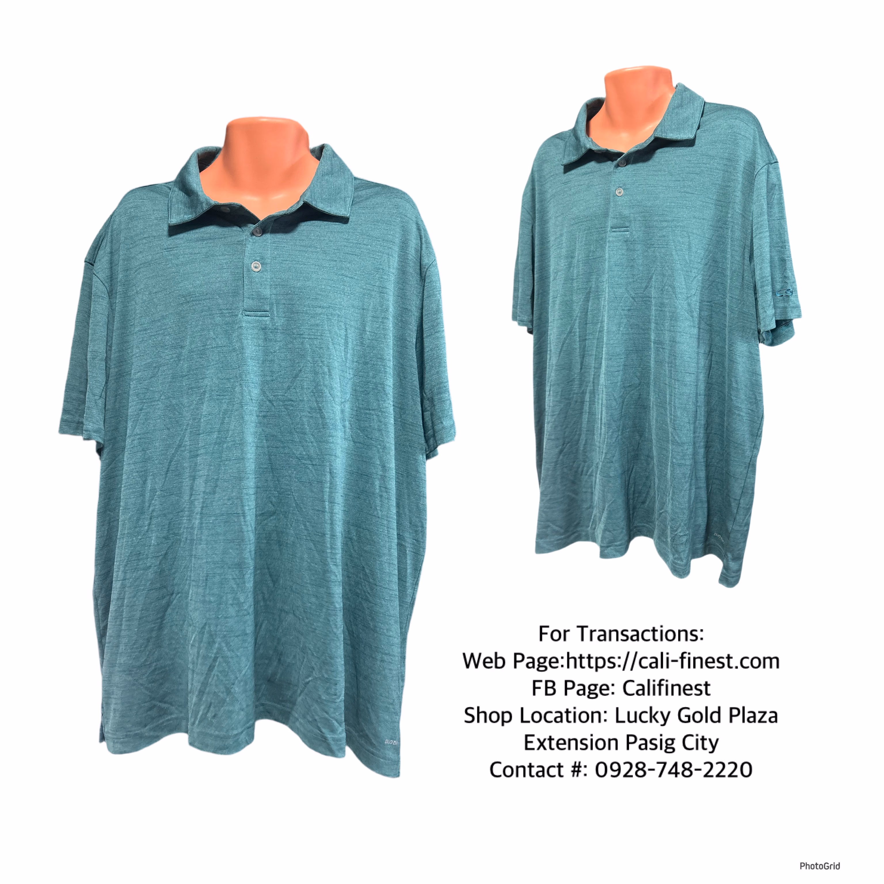 Champion Duo Dry  Men Polo Short sleeve Green XXL 