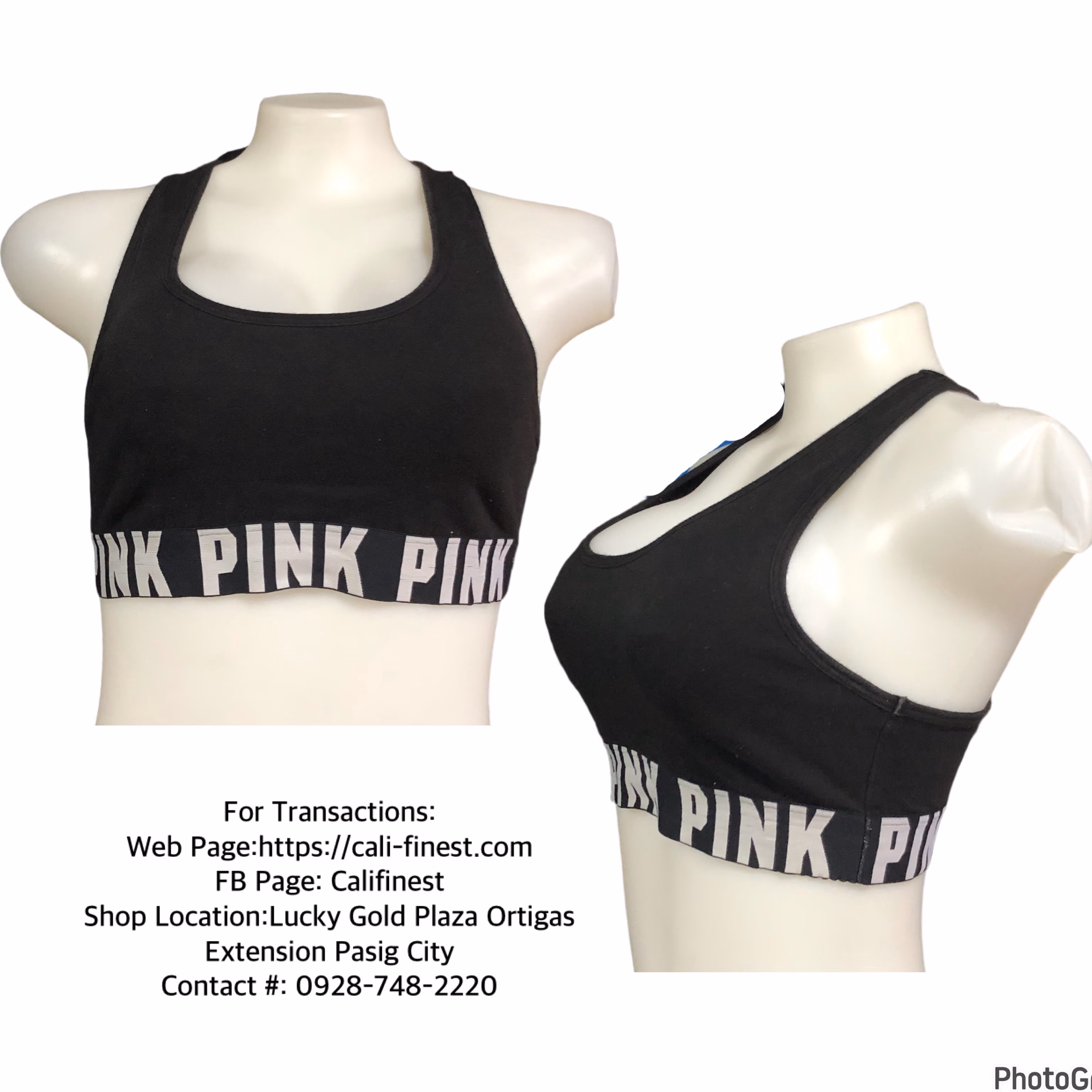 PINK Victorias Secret Tie-Dye Bralette Sport Bra Size Medium