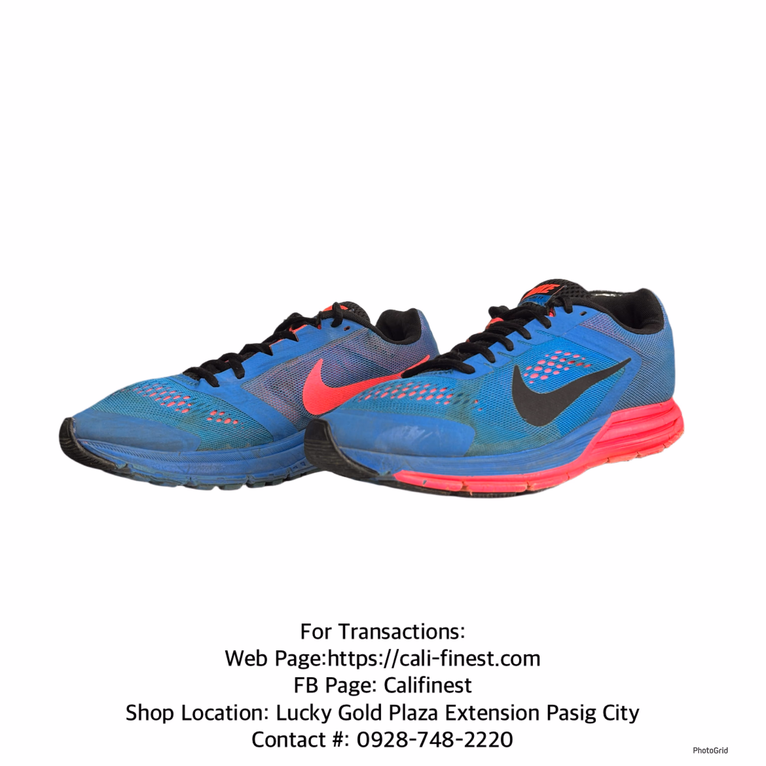 Nike Zoom Structure 17 Blue Athletic Shoes for Women 
