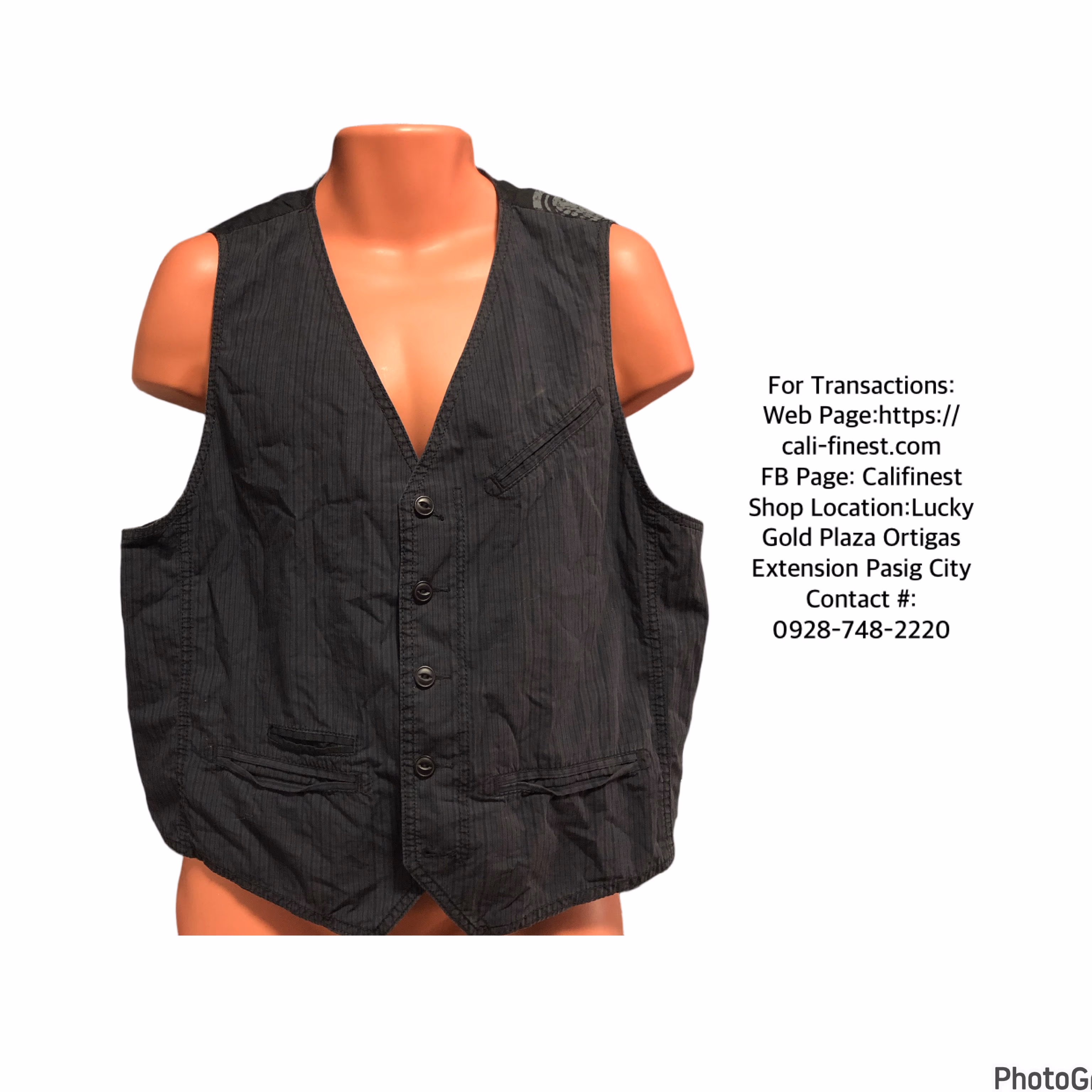 DKNY Jeans Vest for  Men  