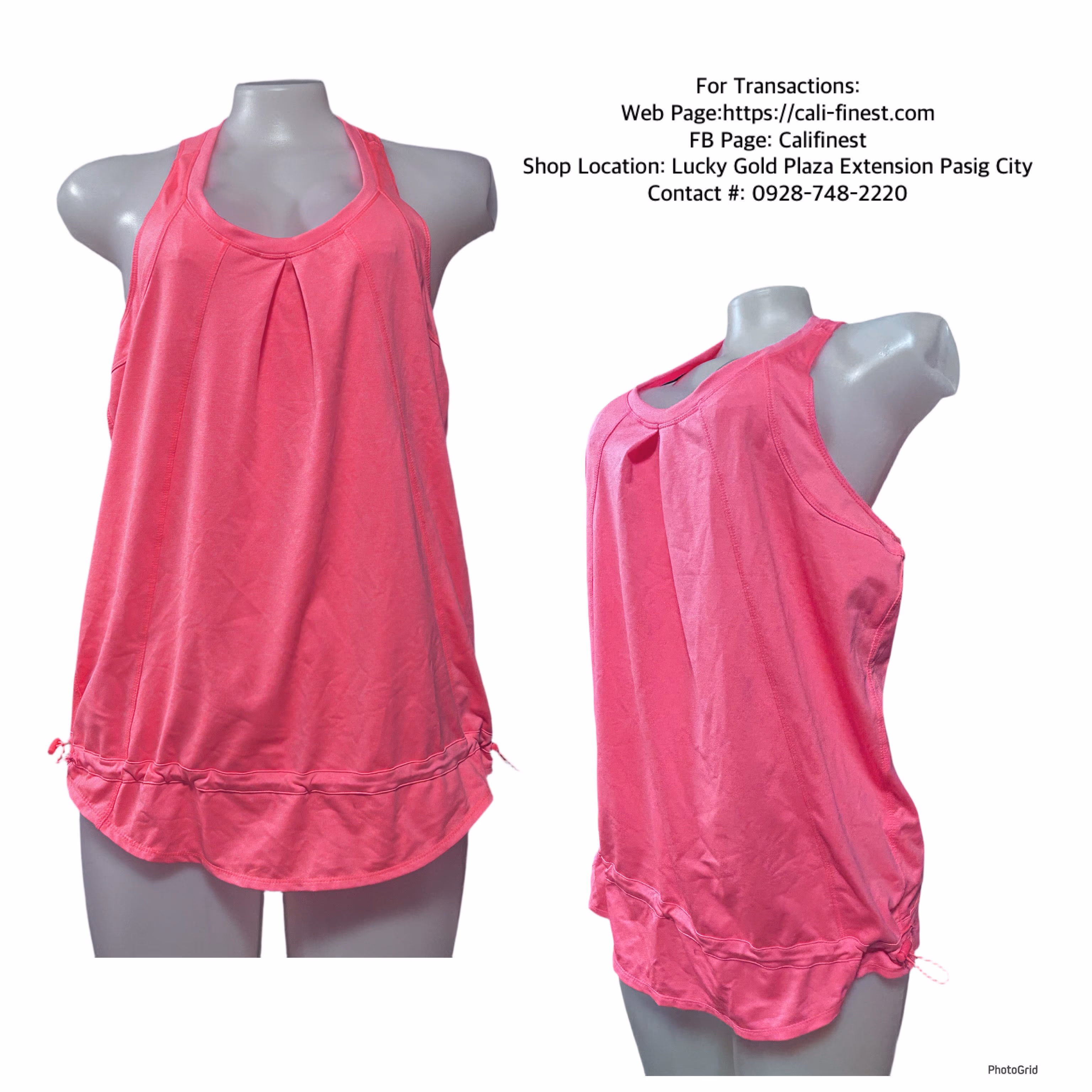 Weatherproof 32 Degrees Cool Women’s Tank Top, Sleeveless Bubble Gum Pink XL
