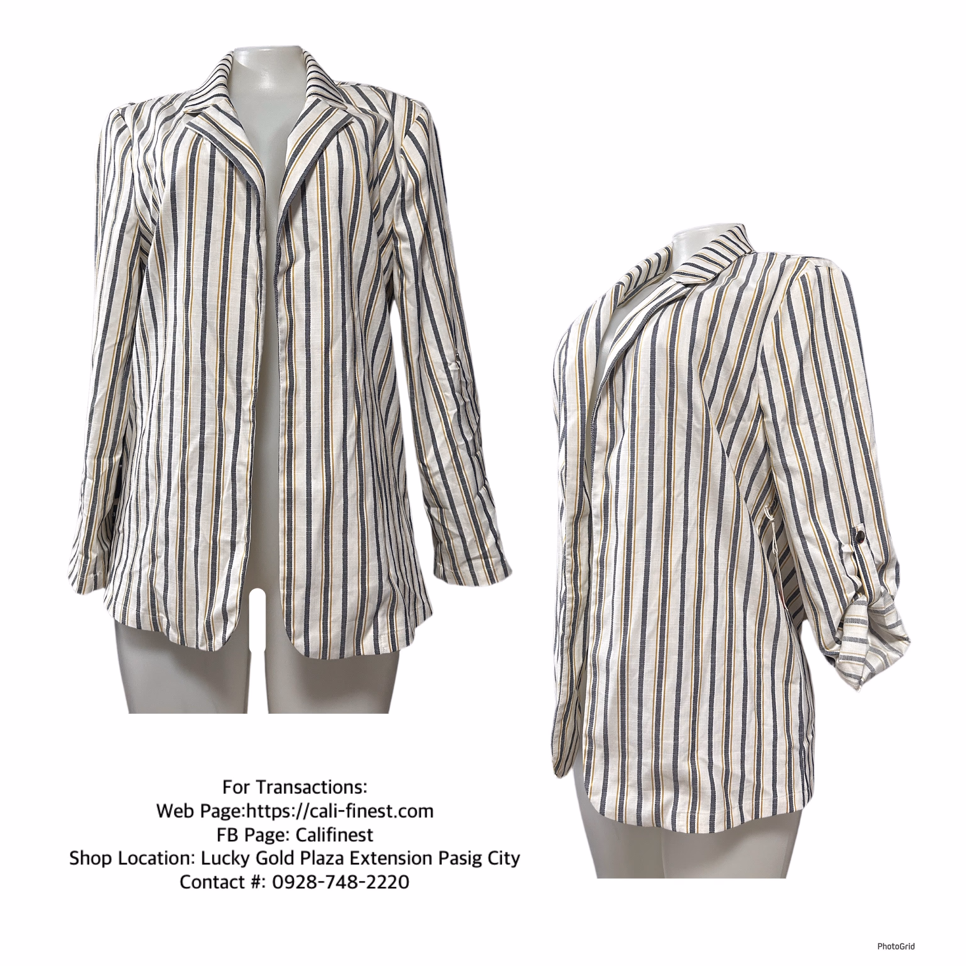 Brandnew Forever 21 stripped Blazers for Women Medium 