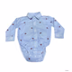 IZod Baby Boys Size 12M Button Check Dress Shirt Blue White Red 