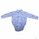 IZod Baby Boys Size 12M Button Check Dress Shirt Blue White Red 