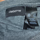 Claiborne Men’s Gray Trim V-neck Ribbed Shoet Sleeve T-shirt