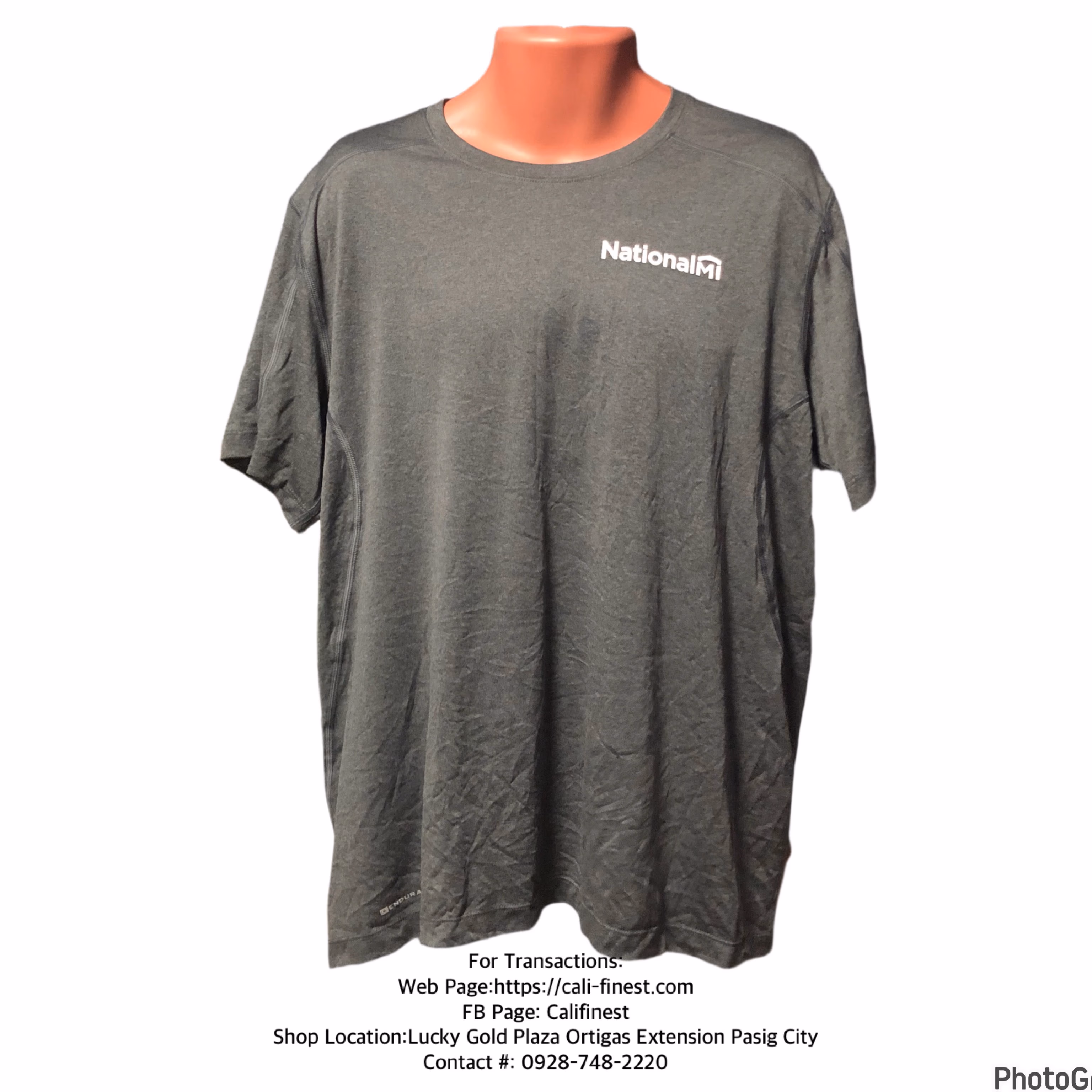 Ogio Endurance Men’s Gray Short Sleeve T-shirts