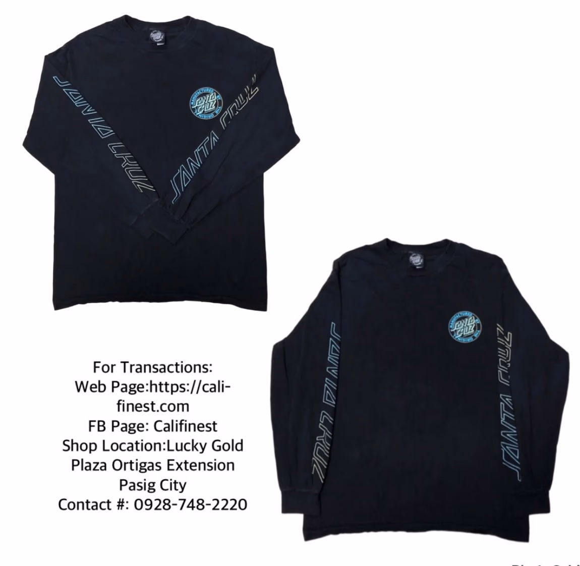 Santa Cruz Skateboard Long Sleeve T-shirt