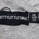 Pretty Little Thing Gray Cut Out Front Short Sleeve Cropped Top for Womens