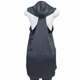 Nike Athletic Hooded Dress Sleeveless Sport Tennis Golf Activewear Black Large