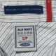 Old Navy Short Sleeved White Striped Button Down Shirt for Mens