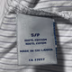 Old Navy Short Sleeved White Striped Button Down Shirt for Mens