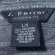 J.Ferrar Modern Fit Men’s Gray Long Sleeve Polo Shirt