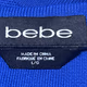 Bebe Blue Ribbed Sleeveless Tank Top for  Womens