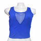 Bebe Blue Ribbed Sleeveless Tank Top for  Womens