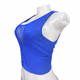 Bebe Blue Ribbed Sleeveless Tank Top for  Womens