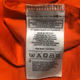 ADIDAS Golf Polo Shirt Orange Gray Graph Equalizer Climalite For Men XL