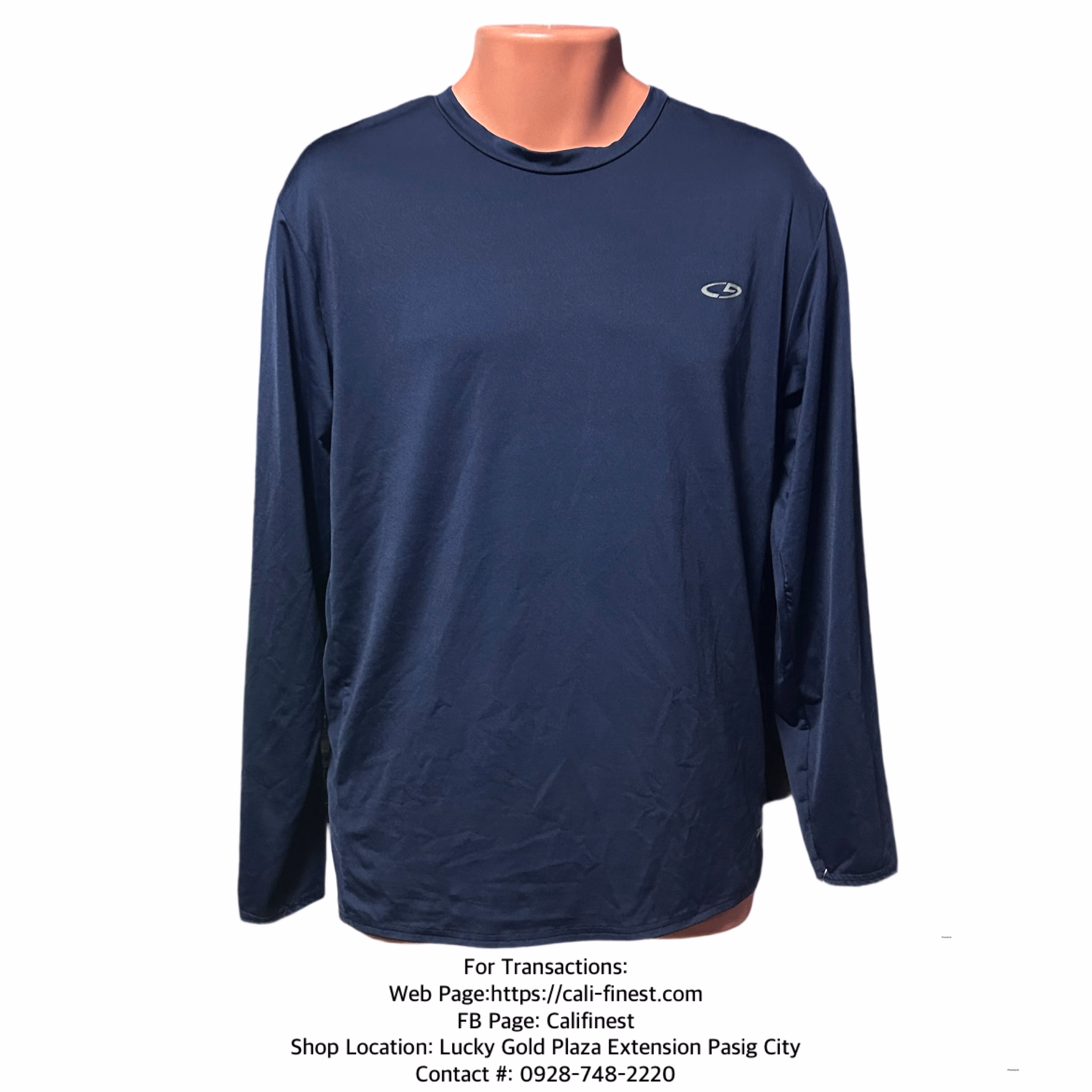 C9 Champion Activewear Navy Long  Sleeve Top T-shirt