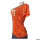Sport-Tek ladies V-Neck T Shirt Orange Small 