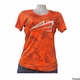 Sport-Tek ladies V-Neck T Shirt Orange Small 