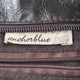 Anchor Blue Black Synthetic Leather Tote Bag for Womens