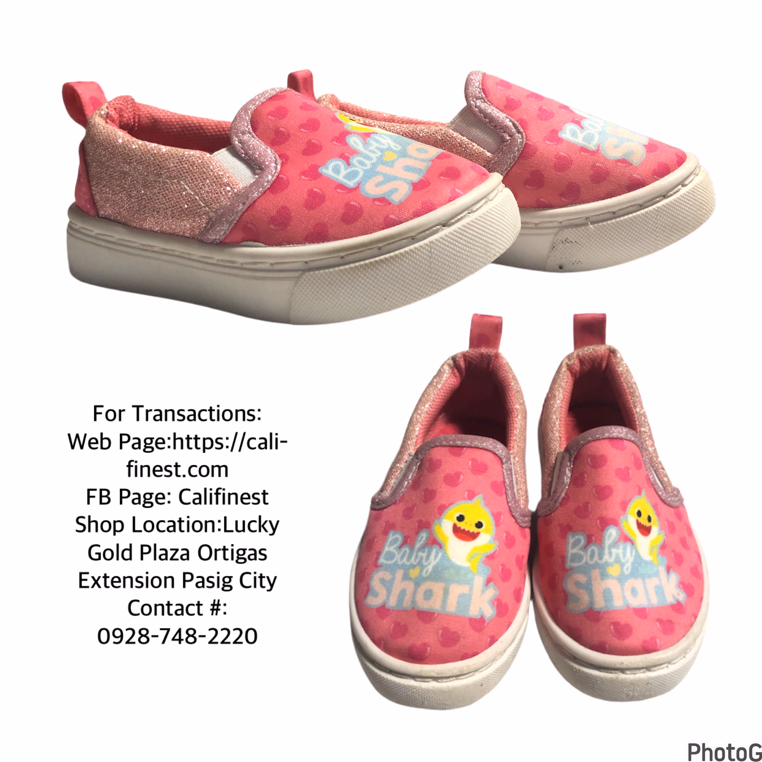 Pinkfong Baby Shark Shoes For Kids S#751