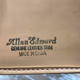 Allan Edward Map Leather Trim Wallet
