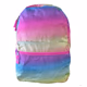 Girls Printed Colorful Rainbow Adjustable Strap Backpack