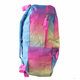 Girls Printed Colorful Rainbow Adjustable Strap Backpack