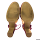 French Connection Velvet Taryn Pink Platform Heels for Womens