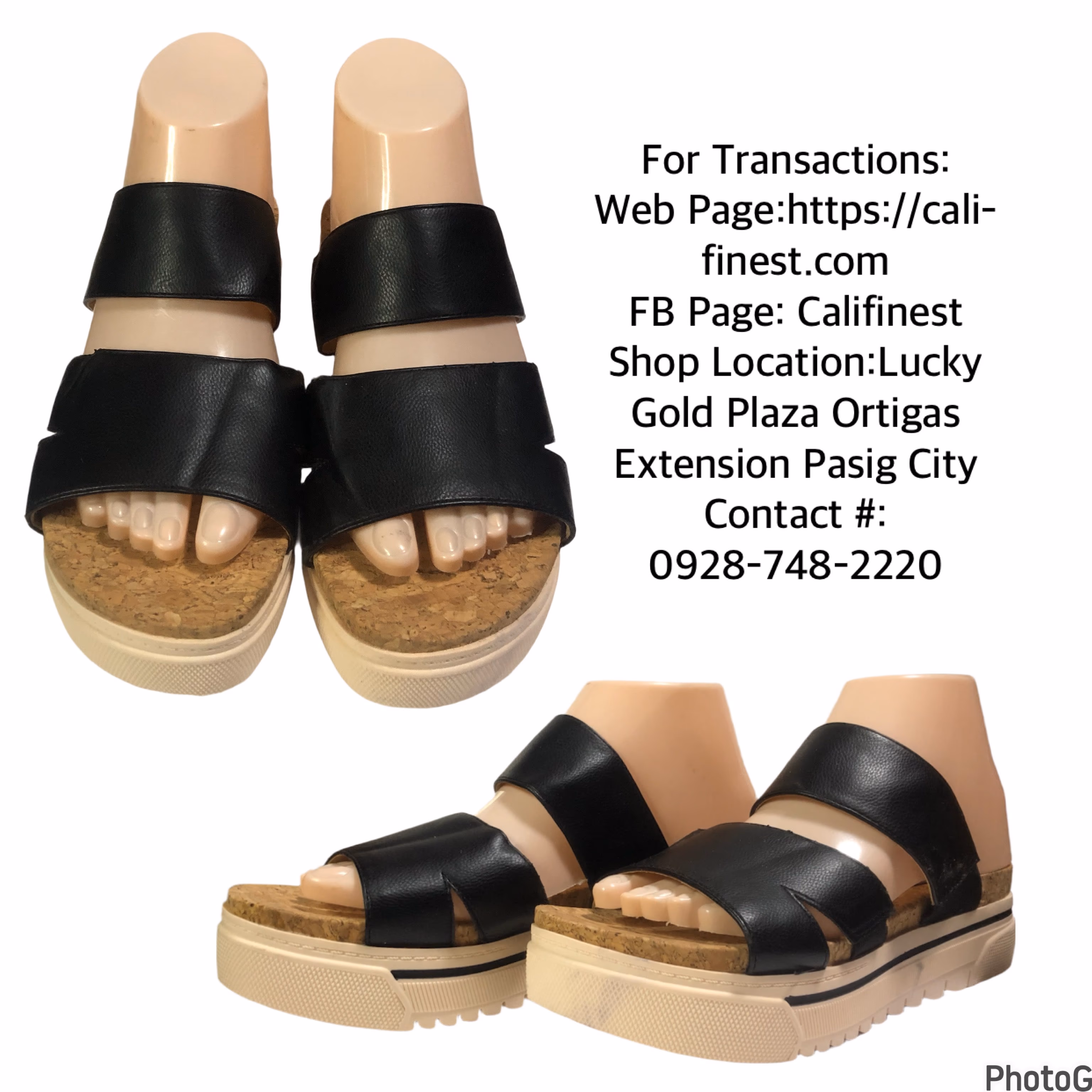 Adrienne Vittadini Sport Black Women’s Dean Two Band Sandals