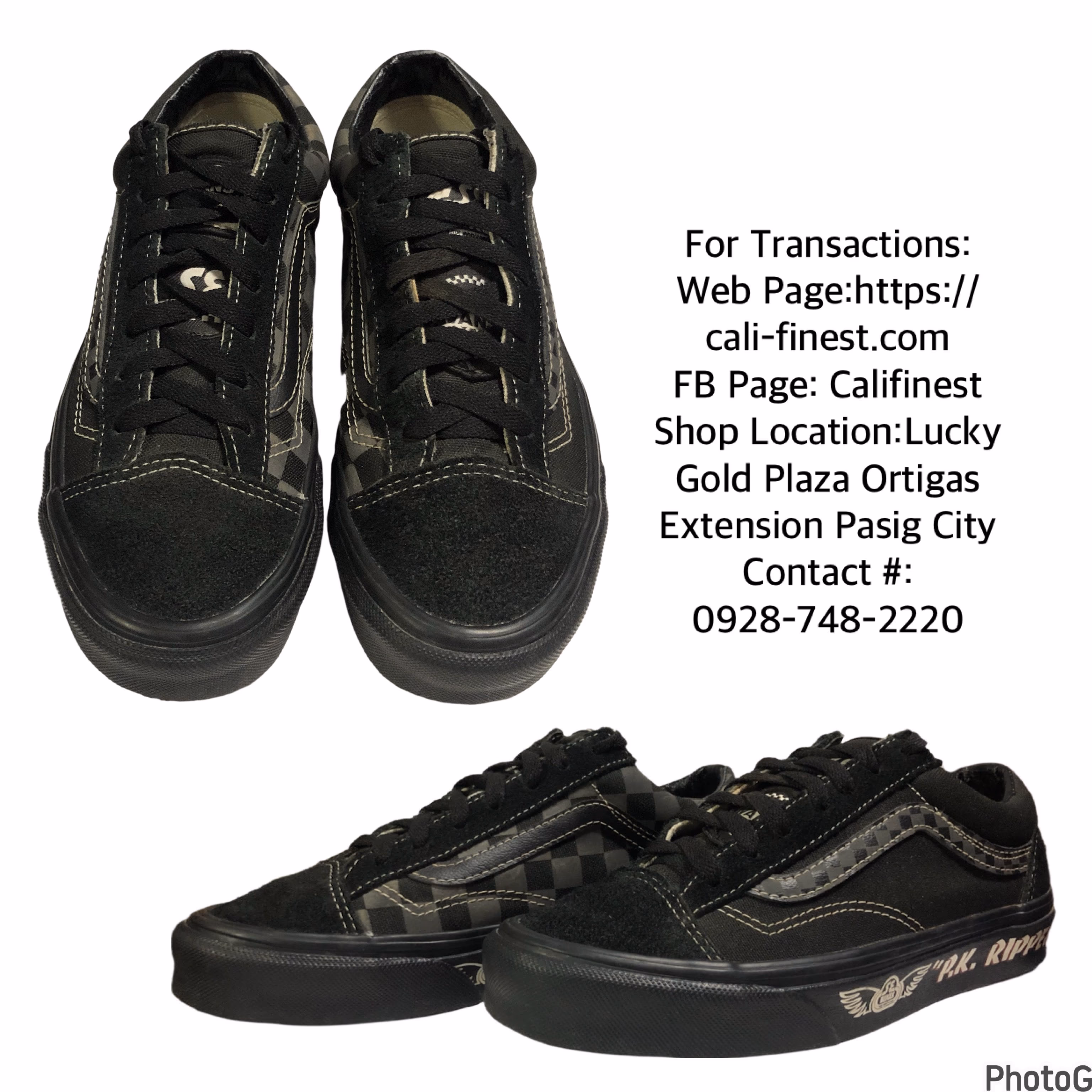 Vans x SE Racing Black P.K Ripper bike Shoes