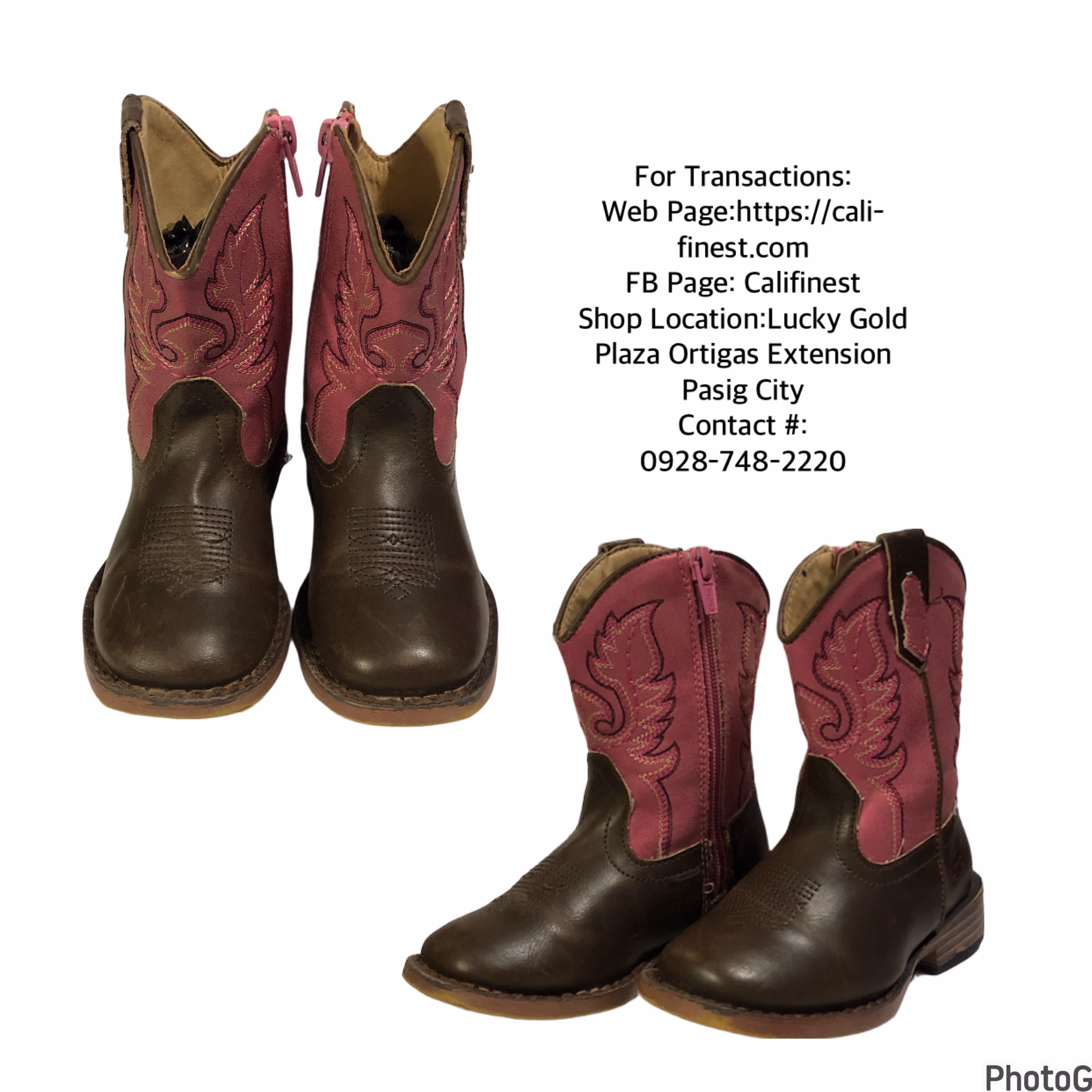 Ropper Toddler Girls Texsis Western Boots